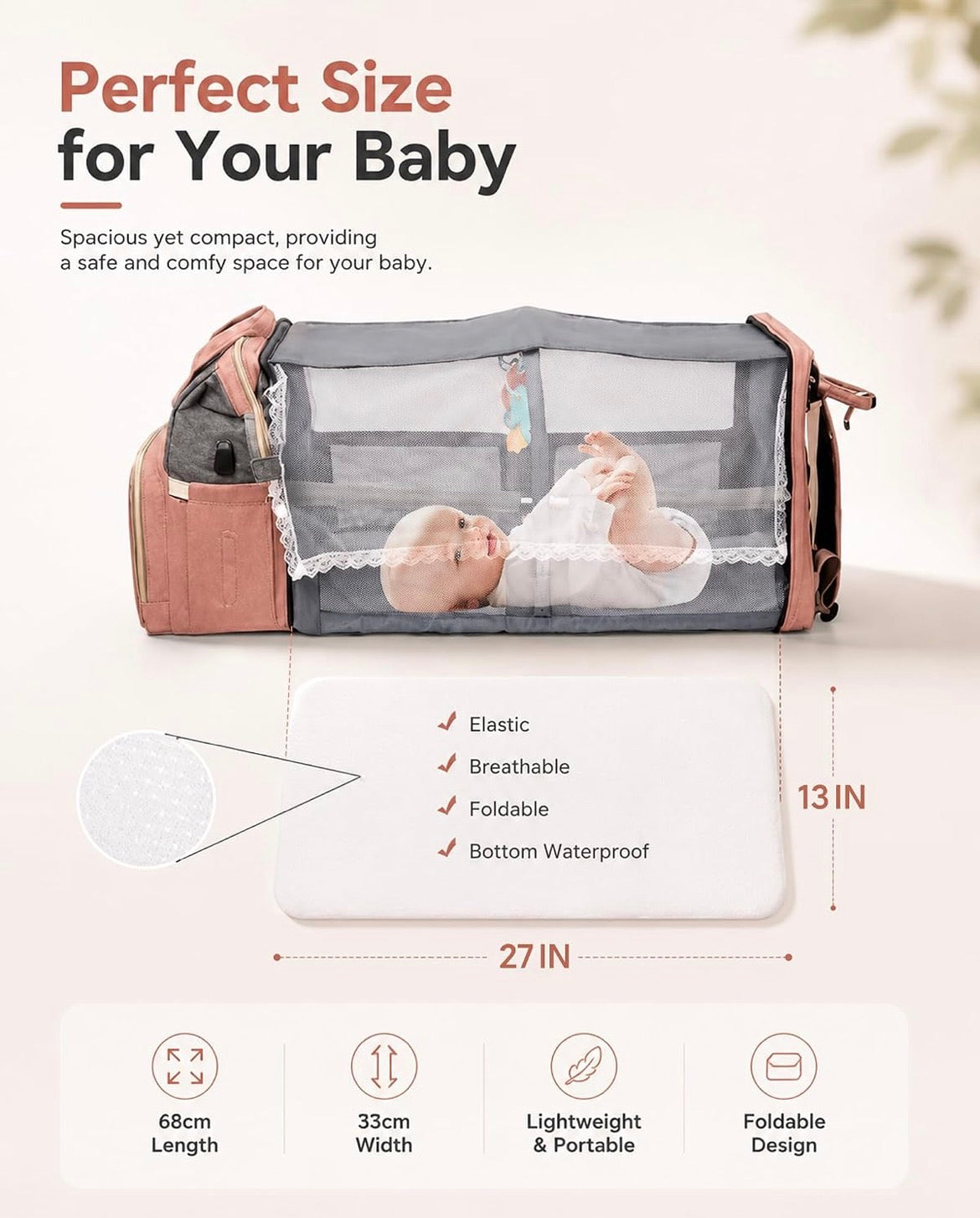 Momshell™ Premium Diaper Backpack