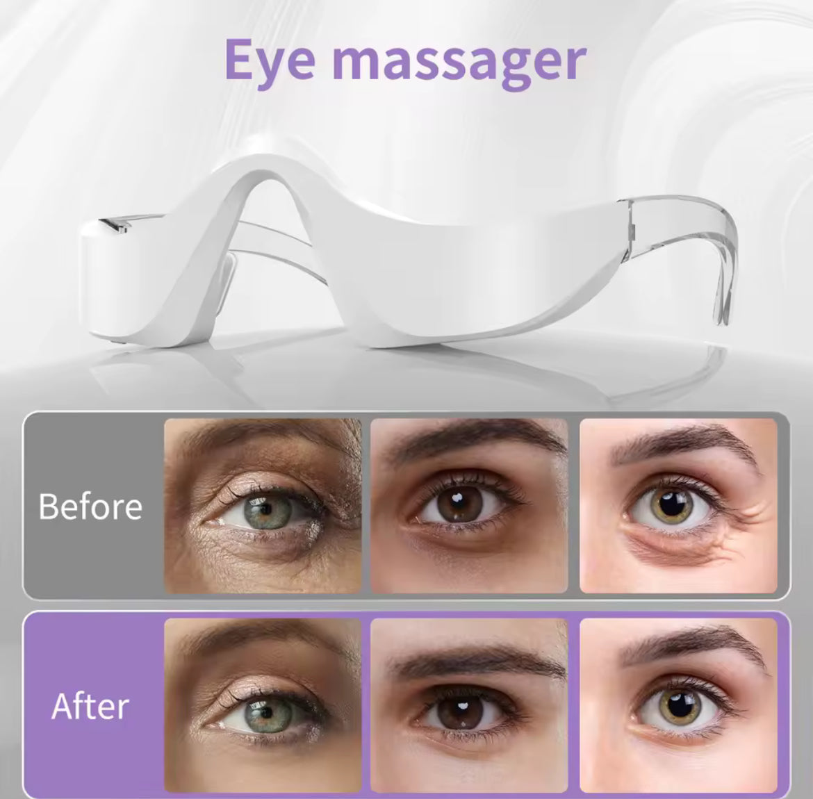 Oria® 2-in-1 Red Light Therapy + EMS to Erase Eye Bags