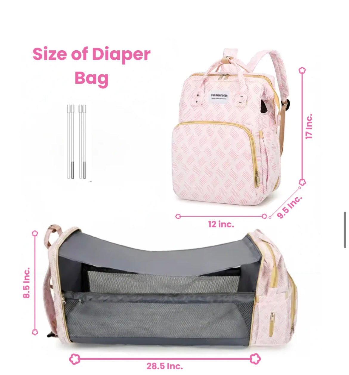 Momshell™ Premium Diaper Backpack